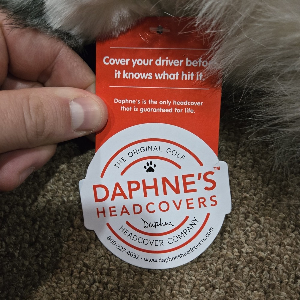 Daphne's Headcovers Schnauzer Dog Golf Club Headcover W/tag - Picture 5 of 7